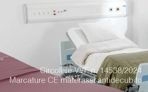 Circolare VVF del 16 settembre 2024 n  14538   Marcature CE di materassi antidecubito