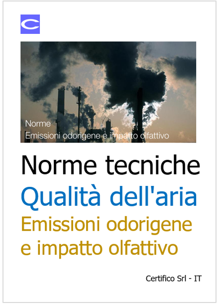 Norme UNI qualit  dell aria   Impatto olfattivo   Emissioni odorigene