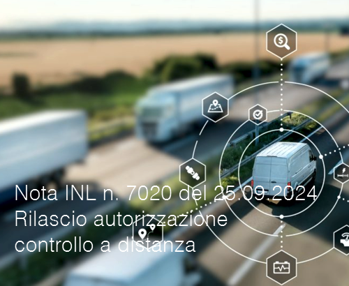 Nota INL n  7020 del 25 settembre 2024   Rilascio autorizzazione controllo a distanza