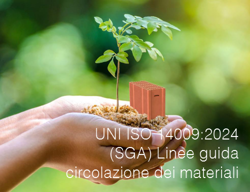 UNI ISO 14009 2024  Linee guida circolazione dei materiali