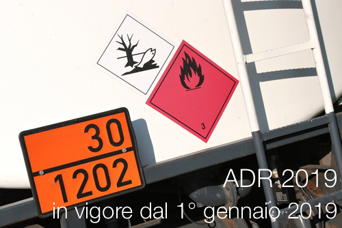 ADR 2019 in vigore dal 1 gennaio 2019 ADR 2019 in vigore dal 1 gennaio 2019