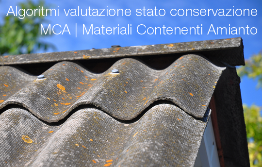 Algoritmi valutazione stato conservazione MCA Algoritmi valutazione stato conservazione MCA