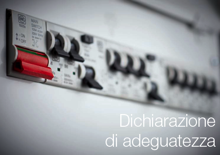 Dichiarazione adeguatezza Dichiarazione adeguatezza