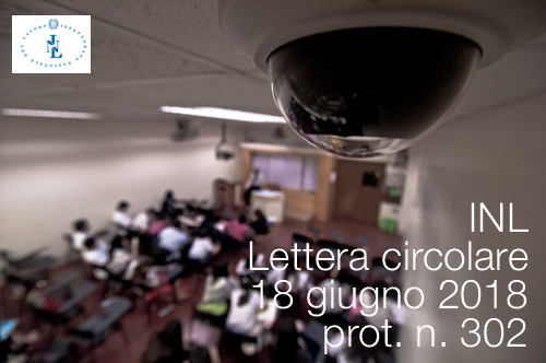 INL Lettera circolare 18 giugno 2018 prot n 302 INL Lettera circolare 18 giugno 2018 prot n 302