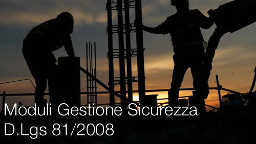 Moduli Gestione Sicurezza Moduli Gestione Sicurezza