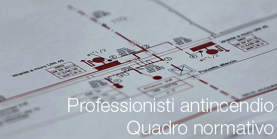 Professionisti antincendio Quadro normativo Professionisti antincendio Quadro normativo