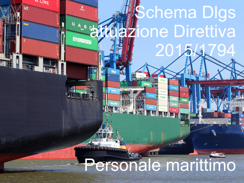 Schema Dlgs 2015 1794 personale marittimo Schema Dlgs 2015 1794 personale marittimo