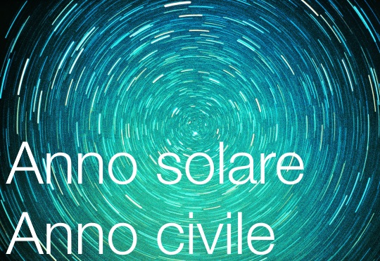 anno solare e civile anno solare e civile