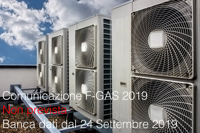 Comunicazione F GAS 2019 Comunicazione F GAS 2019