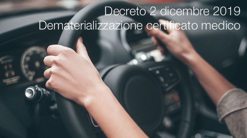 Decreto 2 dicembre 2019 Decreto 2 dicembre 2019