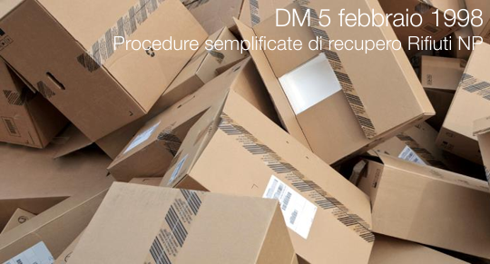 Decreto 5 febbraio 1998 Decreto 5 febbraio 1998