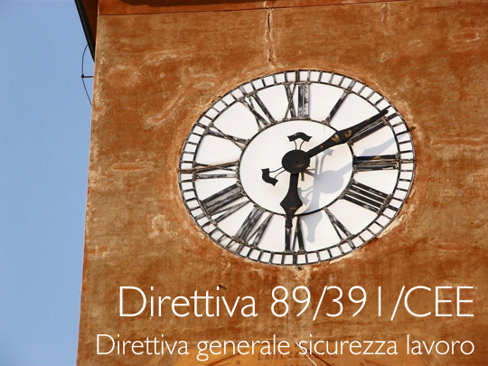 Direttiva 89 391 CEE Direttiva 89 391 CEE