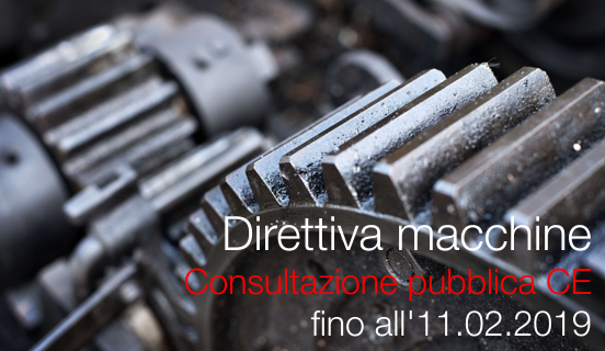 Direttiva macchine Consultazione EC 2019 Direttiva macchine Consultazione EC 2019