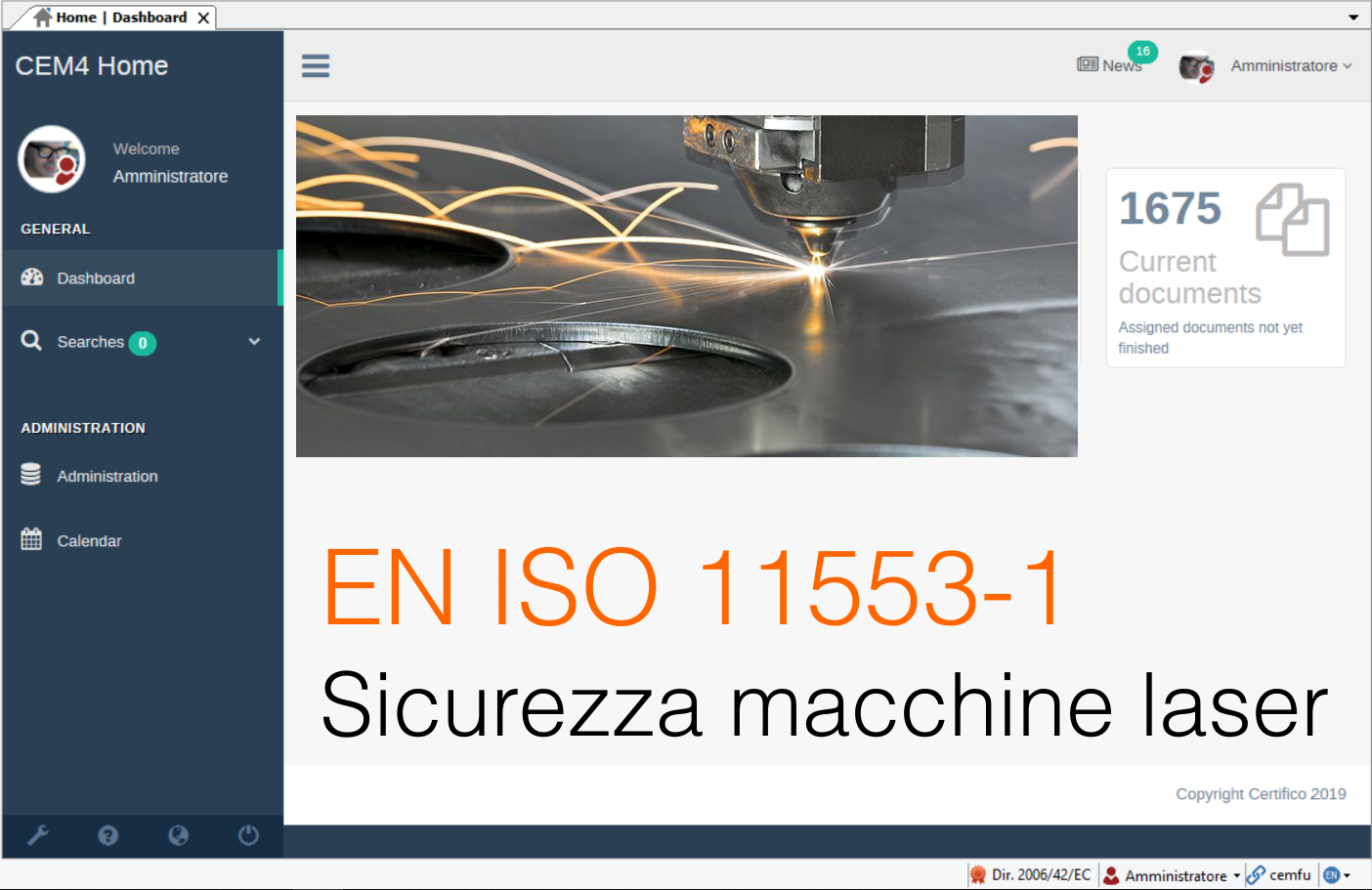 EN ISO 11553 1 Sicurezza macchine laser EN ISO 11553 1 Sicurezza macchine laser
