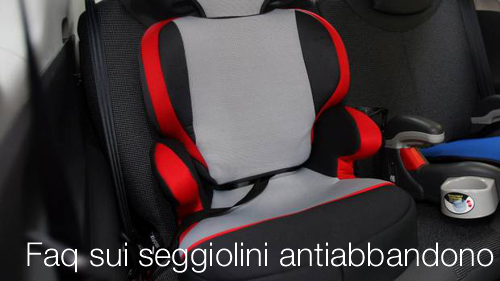 Faq sui seggiolini antiabbandono Faq sui seggiolini antiabbandono