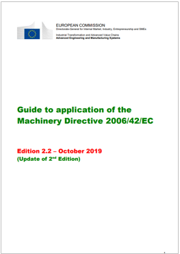 Guida Direttiva macchine Ed 2 2 2019 Guida Direttiva macchine Ed 2 2 2019
