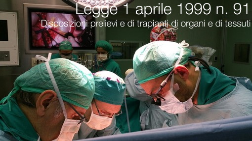 Legge 1 aprile 1999 n 91 Legge 1 aprile 1999 n 91