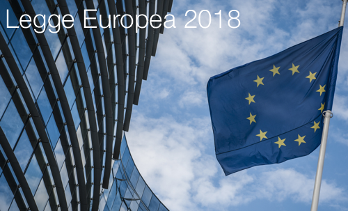 Legge europea 2018 Legge europea 2018