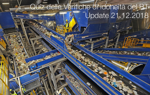 Quiz delle Verifiche di idoneit del RT Update 21 12 2018 Quiz delle Verifiche di idoneit del RT Update 21 12 2018