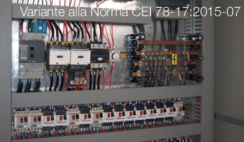 Variante alla Norma CEI 78 17 2015 07 Manutenzione cabine elettriche Variante alla Norma CEI 78 17 2015 07 Manutenzione cabine elettriche
