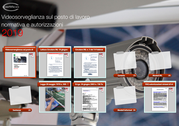 Videosorveglianza sul posto di lavoro 2019 Videosorveglianza sul posto di lavoro 2019