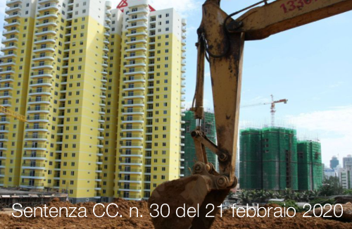 Sentenza CC n 30 del 21 febbraio 2020 Sentenza CC n 30 del 21 febbraio 2020