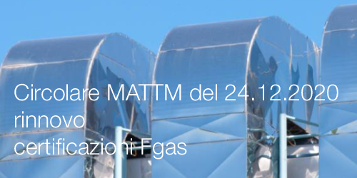 Circolare MATTM del 24 12 2020 Circolare MATTM del 24 12 2020