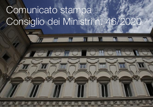 Consiglio Ministri 46 Consiglio Ministri 46