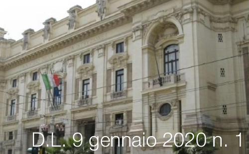 D L 9 GENNAIO 2020 N 1 D L 9 GENNAIO 2020 N 1