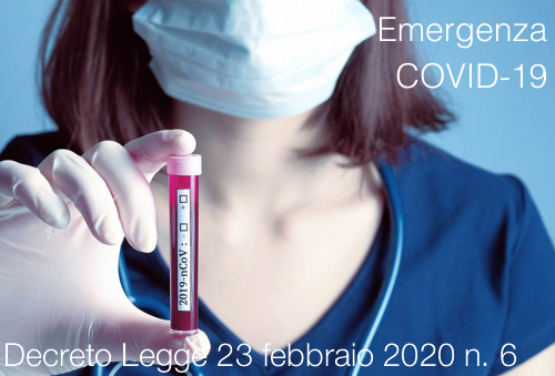 DL 23 febbraio 2020 n 6 DL 23 febbraio 2020 n 6