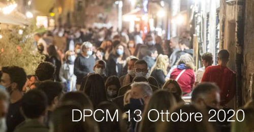 DPCM 13 Ottobre 2020 DPCM 13 Ottobre 2020