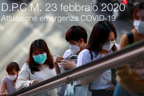 DPCM 23 febbraio 2020 DPCM 23 febbraio 2020