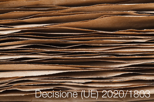 Decisione 2020 1803 Decisione 2020 1803