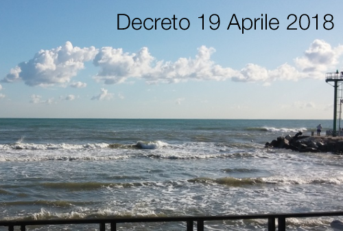 Decreto 19 aprile 2018 Decreto 19 aprile 2018