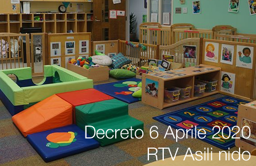 Decreto 6 aprile 2020 RTV Decreto 6 aprile 2020 RTV