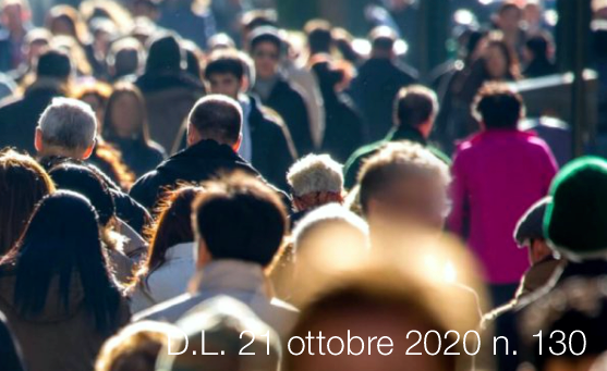 Decreto Legge 21 ottobre 2020 n 130 Decreto Legge 21 ottobre 2020 n 130