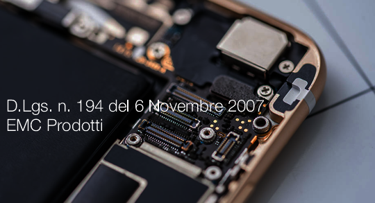 Decreto Legislativo n 194 del 6 Novembre 2007 Decreto Legislativo n 194 del 6 Novembre 2007