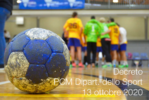 Decreto PCM Dipart dello Sport 13 ottobre 2020 Decreto PCM Dipart dello Sport 13 ottobre 2020