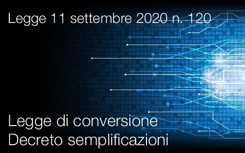 Legge 11 settembre 2020 n 120 Legge 11 settembre 2020 n 120