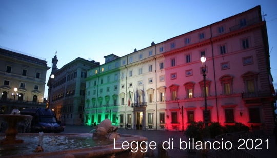 Legge di bilancio 2021 Legge di bilancio 2021