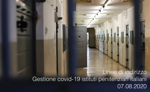 Linee di indirizzo Gestione covid 19 istituti penitenziari italiani 07 08 2020 Linee di indirizzo Gestione covid 19 istituti penitenziari italiani 07 08 2020