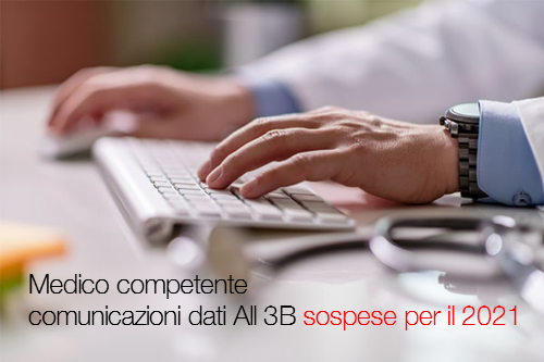 MC comunicazioni dati All 3B sospese per il 2021 MC comunicazioni dati All 3B sospese per il 2021