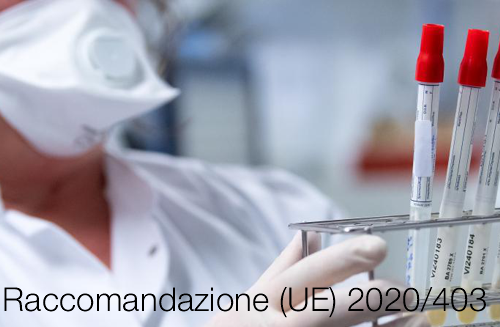 RACCOMANDAZIONE UE 2020 403 RACCOMANDAZIONE UE 2020 403
