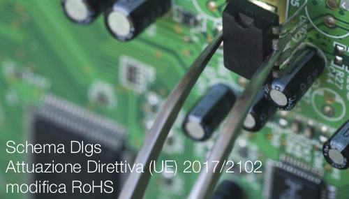 Schema Dlgs Attuazione modifica RoHS Schema Dlgs Attuazione modifica RoHS