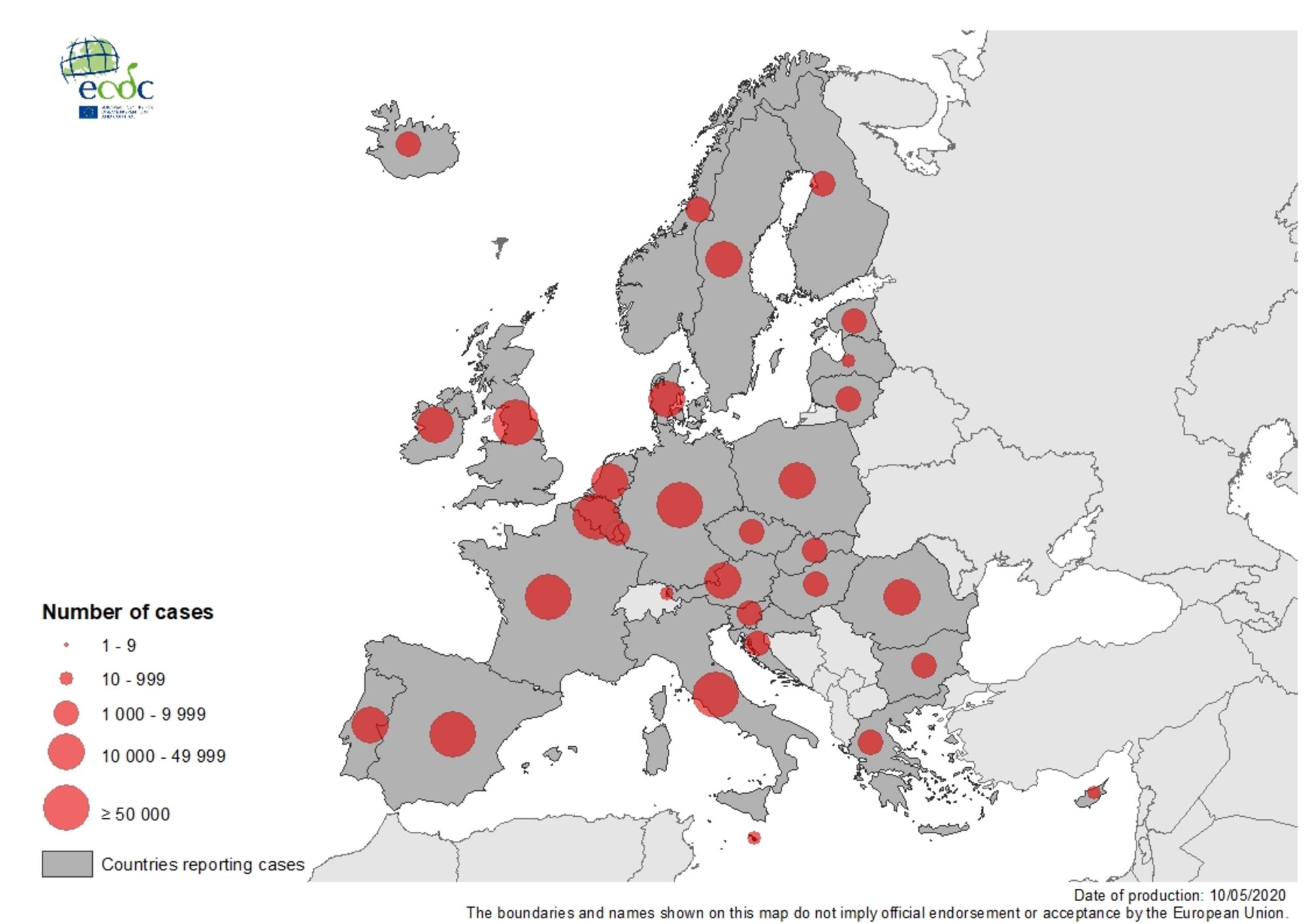 novel coronavirus COVID 19 geographical distribution EU UK 2020 05 10 novel coronavirus COVID 19 geographical distribution EU UK 2020 05 10
