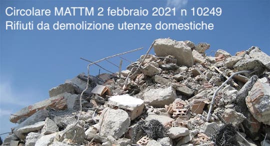 Circolare MATTM 2 febbraio 2021 n 10249 Circolare MATTM 2 febbraio 2021 n 10249