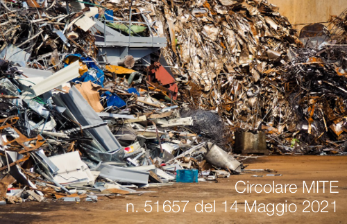 Circolare MITE n 51657 del 14 Maggio 2021 Circolare MITE n 51657 del 14 Maggio 2021