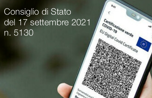 Consiglio di Stato Sez III del 17 settembre 2021 n 5130 Consiglio di Stato Sez III del 17 settembre 2021 n 5130