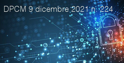 DPCM 9 dicembre 2021 n 224 DPCM 9 dicembre 2021 n 224