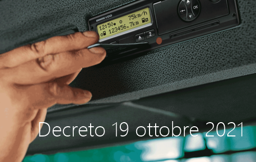 Decreto 19 ottobre 2021 Decreto 19 ottobre 2021
